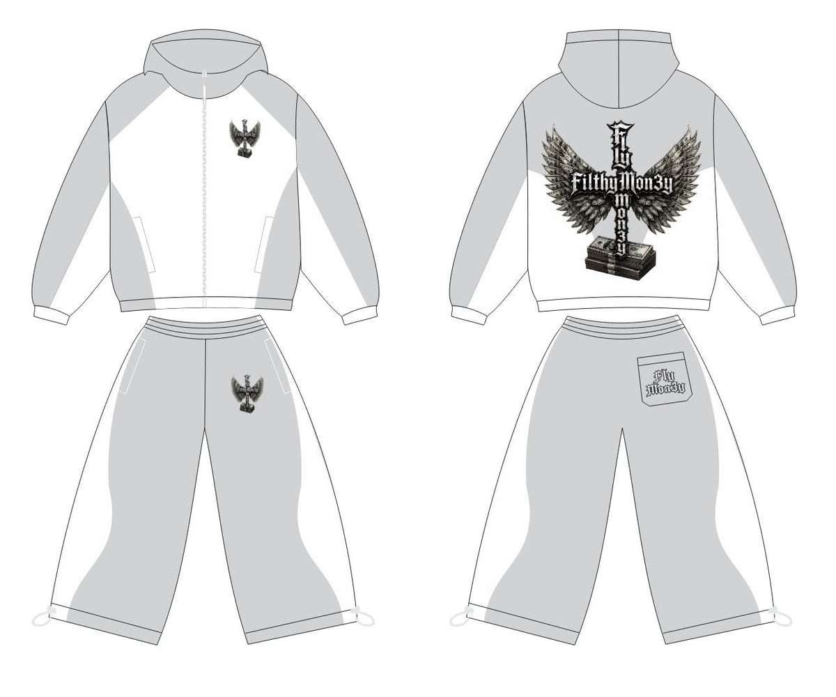 FlyMon3y Fall windbreaker sweatsuit