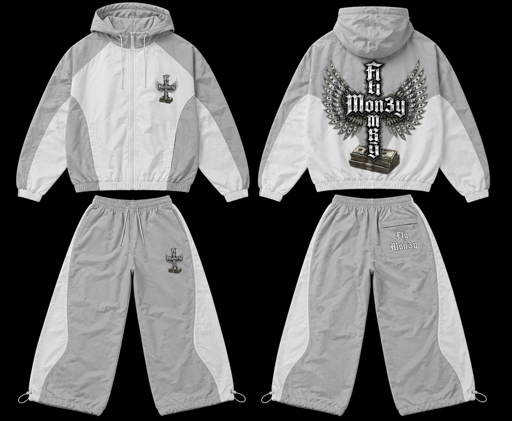 FlyMon3y Fall windbreaker sweatsuit